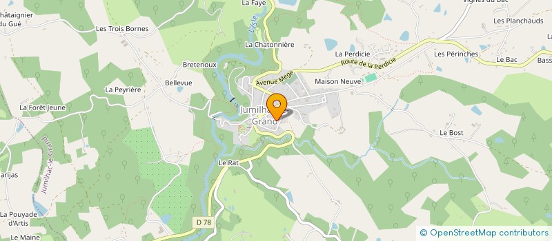 localisation de l'entreprise MONSIEUR NIALL MAC CANN à JUMILHAC-LE-GRAND