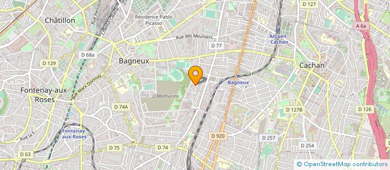 localisation de l'entreprise MONSIEUR NIALLY DAFF à BAGNEUX