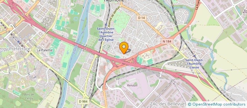 localisation de l'entreprise MONSIEUR NIAMANTO DIARRA à SAINT-OUEN-L'AUMONE
