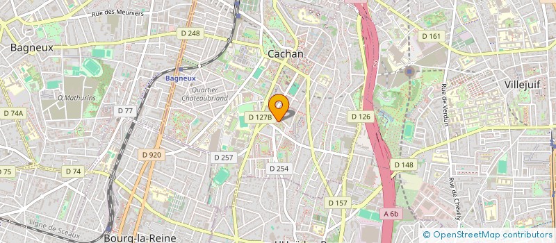 localisation de l'entreprise MONSIEUR NIAMANTOU KONATE  CACHAN