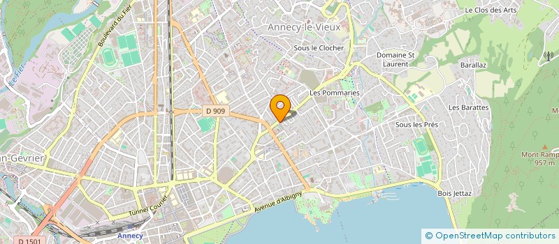 localisation de l'entreprise MONSIEUR NIAMATULLAH ARAB  ANNECY