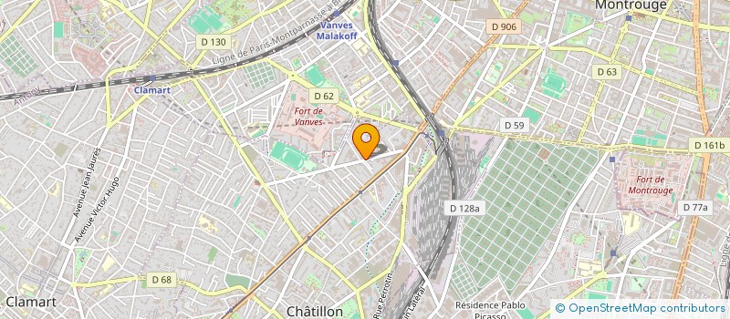 localisation de l'entreprise MONSIEUR NIAMATULLAH AZIZ à CHATILLON