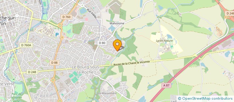 localisation de l'entreprise MONSIEUR NIAMATULLAH MALIKZAI à LA ROCHE-SUR-YON