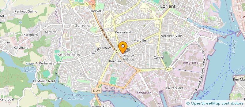 localisation de l'entreprise MONSIEUR NIAMATULLAH MOMAND  LORIENT