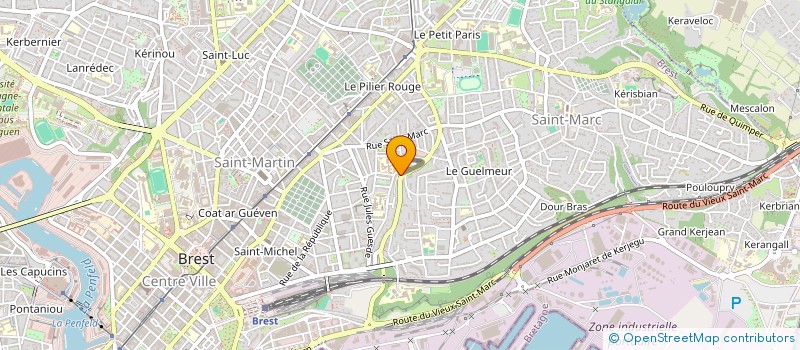 localisation de l'entreprise MONSIEUR NIAMATULLAH NASERI à BREST