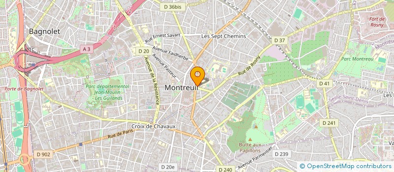 localisation de l'entreprise MONSIEUR NIAME KEITA à MONTREUIL
