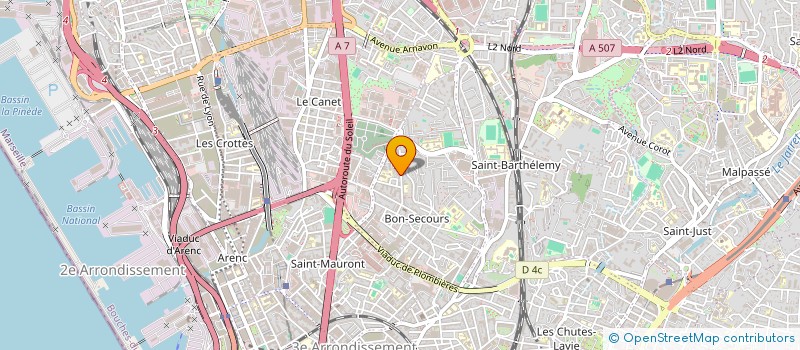 localisation de l'entreprise MONSIEUR NIAMKE BILE  MARSEILLE