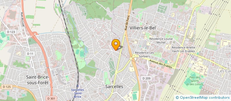 localisation de l'entreprise MONSIEUR NIANGRY KEBE  SARCELLES