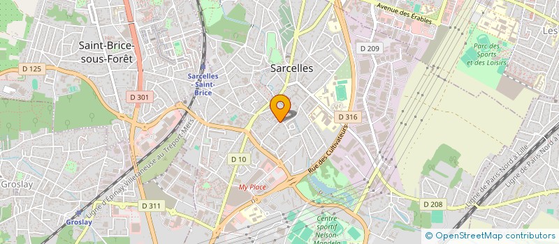 localisation de l'entreprise MONSIEUR NIANGUIRY KANTE  SARCELLES