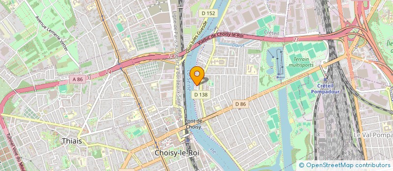 localisation de l'entreprise MONSIEUR NIANIA MBANZA à CHOISY-LE-ROI