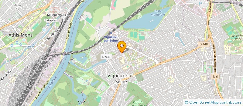 localisation de l'entreprise MONSIEUR NIAQUI FOFANA  VIGNEUX SUR SEINE