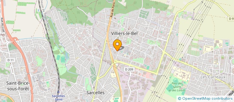 localisation de l'entreprise MONSIEUR NIAYE FALL  VILLIERS-LE-BEL