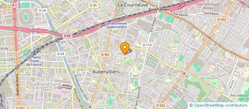 localisation de l'entreprise MONSIEUR NIC GEORDAN MBADINGA à AUBERVILLIERS