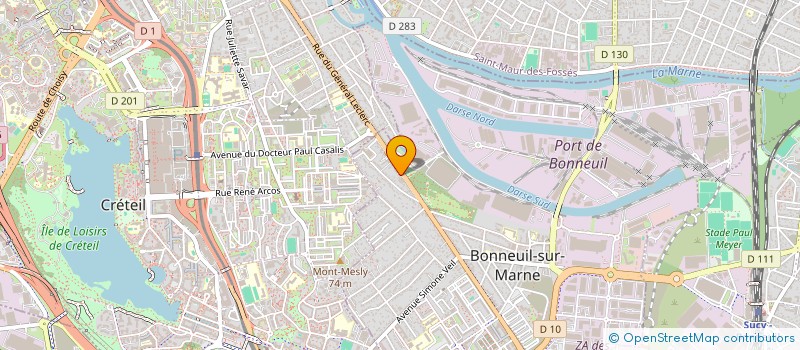 localisation de l'entreprise MONSIEUR NICA IOAN SAPLACAN  BONNEUIL-SUR-MARNE