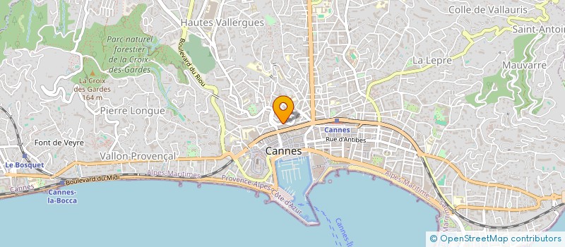 localisation de l'entreprise MONSIEUR NICAISE STEPHANE BIDIMA NNA à CANNES