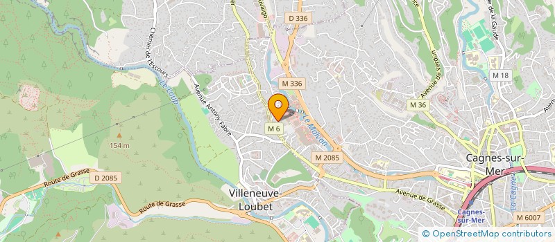 localisation de l'entreprise MONSIEUR NICANDER MROZEK à CAGNES-SUR-MER