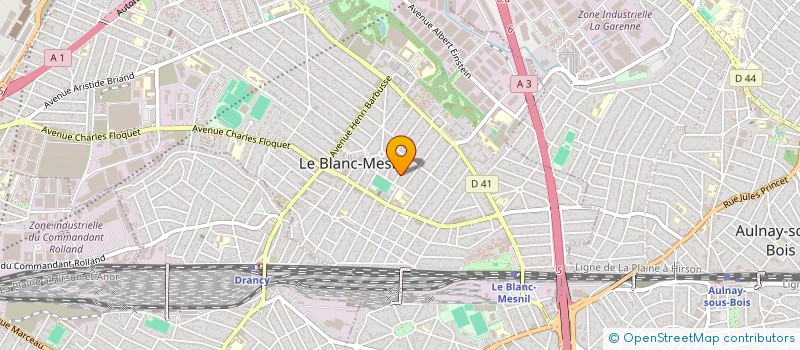 localisation de l'entreprise MONSIEUR NICANDRO MARTINO à LE BLANC-MESNIL