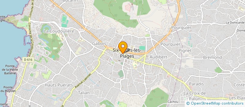 localisation de l'entreprise MONSIEUR NICCOLO BASTIANELLI à SIX-FOURS-LES-PLAGES