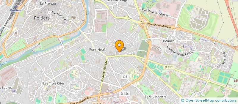 localisation de l'entreprise MONSIEUR NICH KOSSALOBA  POITIERS