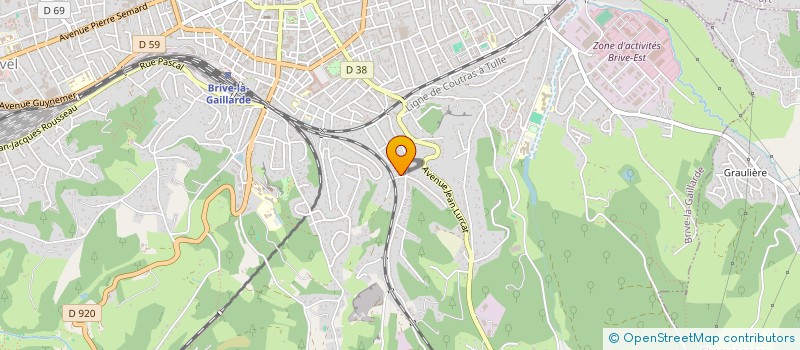 localisation de l'entreprise MONSIEUR NICHITA MALOMAN  BRIVE-LA-GAILLARDE