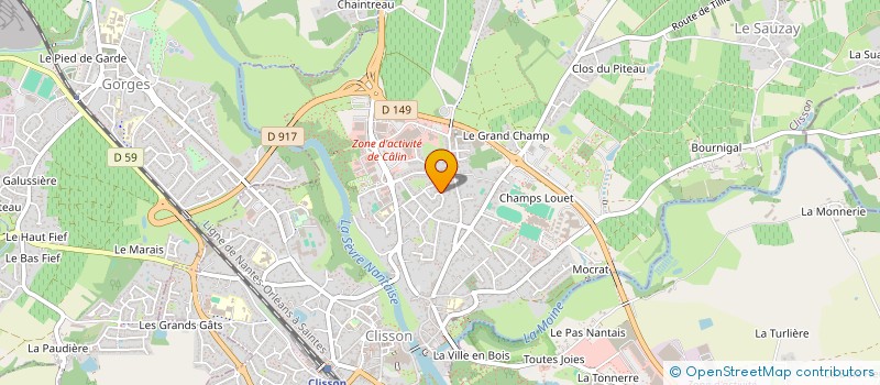 localisation de l'entreprise MONSIEUR NICHOLAJ NIELSEN à CLISSON