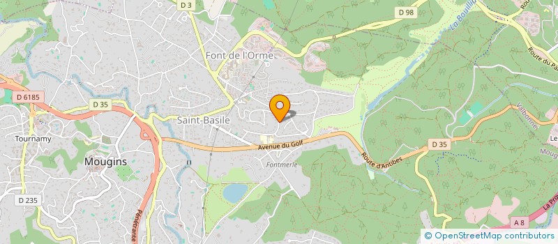 localisation de l'entreprise MONSIEUR NICHOLAS BRIGGS à MOUGINS
