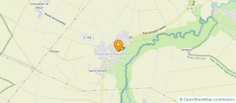 localisation de l'entreprise MONSIEUR NICHOLAS CARTER  MARILLET