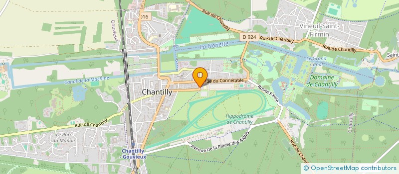 localisation de l'entreprise MONSIEUR NICHOLAS FAWCITT  CHANTILLY