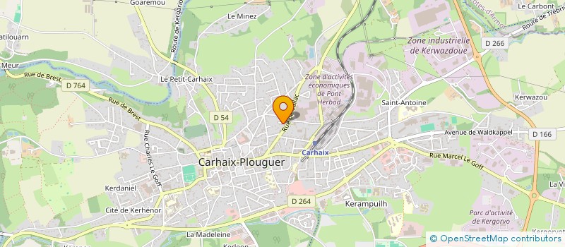 localisation de l'entreprise MONSIEUR NICHOLAS FORD à CARHAIX-PLOUGUER