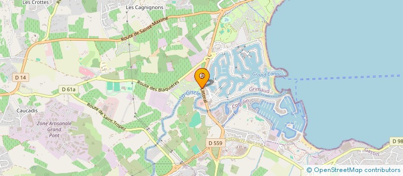 localisation de l'entreprise MONSIEUR NICHOLAS FULLER à GRIMAUD