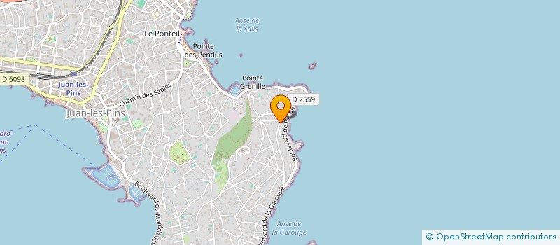 localisation de l'entreprise MONSIEUR NICHOLAS GIRAUD  ANTIBES