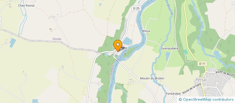 localisation de l'entreprise MONSIEUR NICHOLAS HIGGOTT  GOUEX