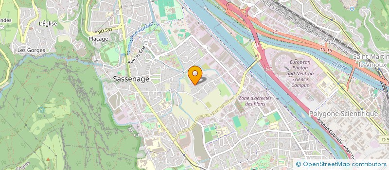 localisation de l'entreprise MONSIEUR NICHOLAS HOLDEN  SASSENAGE