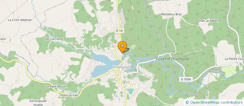 localisation de l'entreprise MONSIEUR NICHOLAS HULSE  HUELGOAT