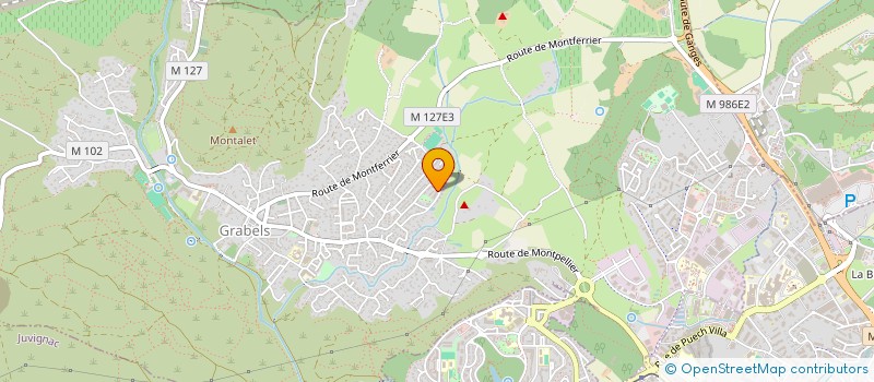 localisation de l'entreprise MONSIEUR NICHOLAS JEAN-JOSEPH  GRABELS