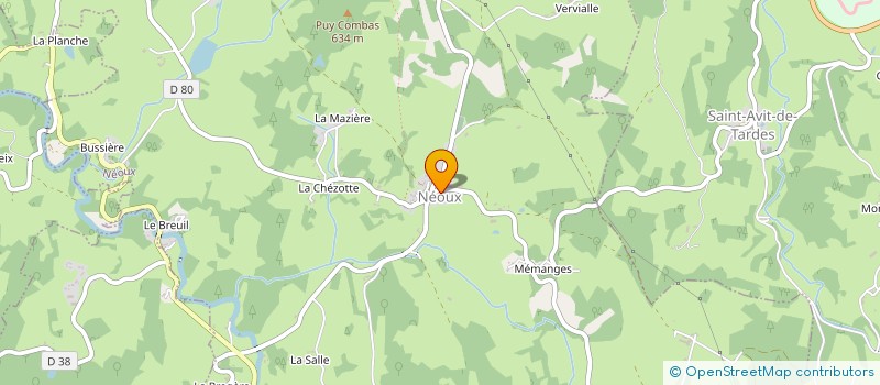 localisation de l'entreprise MONSIEUR NICHOLAS MALHOMME DE LA ROCHE à NEOUX