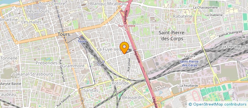 localisation de l'entreprise MONSIEUR NICHOLAS PENA  TOURS