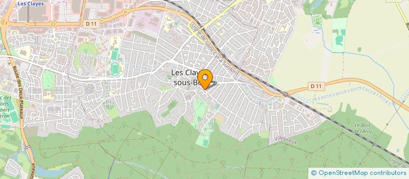 localisation de l'entreprise MONSIEUR NICHOLAS ROGERS  LES CLAYES-SOUS-BOIS