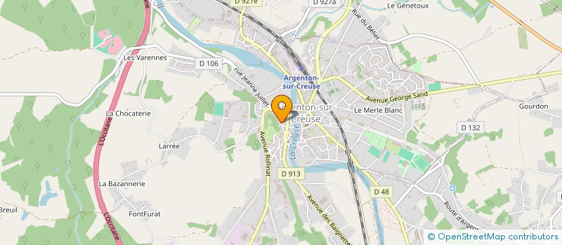 localisation de l'entreprise MONSIEUR NICHOLAS SEARLE à ARGENTON-SUR-CREUSE