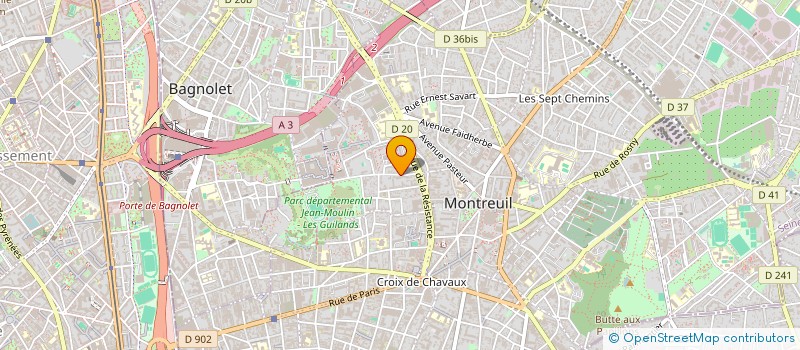localisation de l'entreprise MONSIEUR NICHOLAS WILLIAM WHITE à MONTREUIL