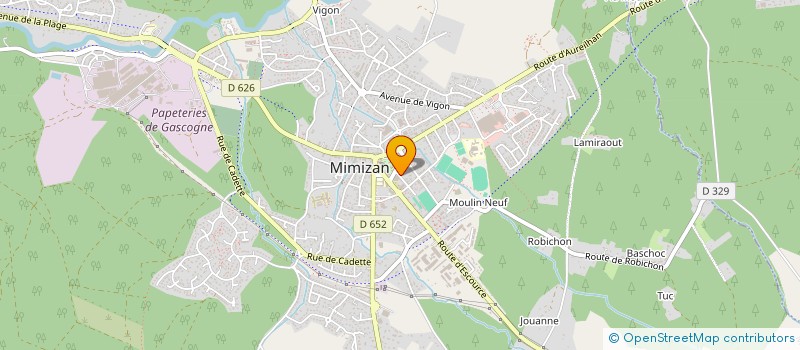 localisation de l'entreprise MONSIEUR NICK COSSE à MIMIZAN