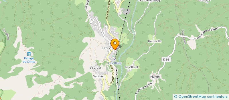 localisation de l'entreprise MONSIEUR NICK FLETCHER  LES ALLUES