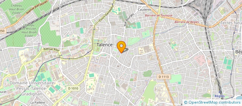 localisation de l'entreprise MONSIEUR NICKLAS PILVEN  TALENCE