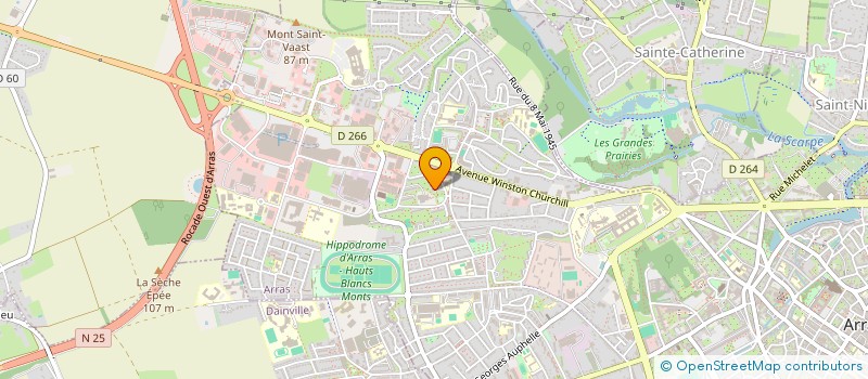 localisation de l'entreprise MONSIEUR NICKMOHAMAD LANDIZAI à ARRAS