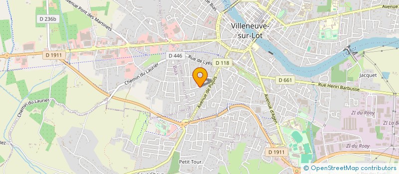 localisation de l'entreprise MONSIEUR NICKO LAPORTE  VILLENEUVE-SUR-LOT