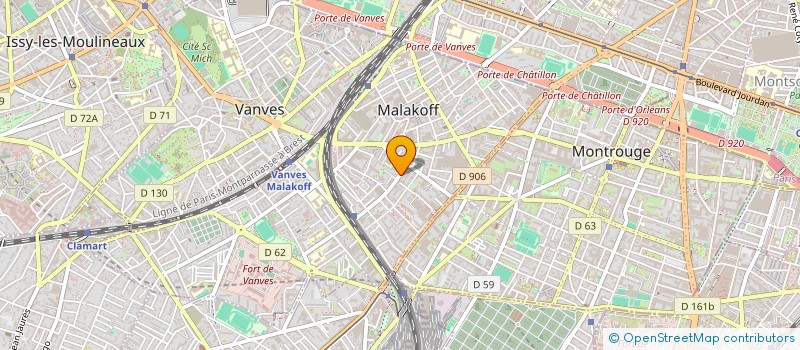 localisation de l'entreprise MONSIEUR NICKO RENO  MALAKOFF