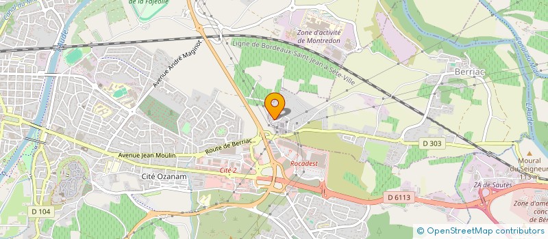 localisation de l'entreprise MONSIEUR NICKSON CREYGOLLES  BERRIAC