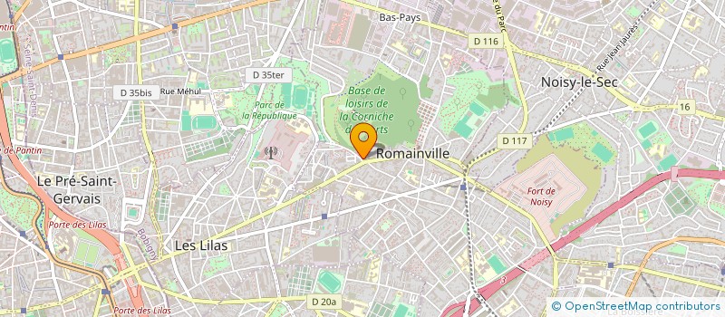 localisation de l'entreprise MONSIEUR NICKY ALMODAR à ROMAINVILLE