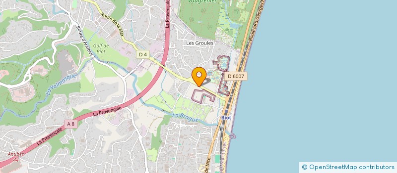 localisation de l'entreprise MONSIEUR NICKY BALLAND  ANTIBES