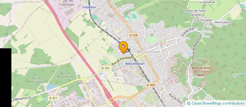 localisation de l'entreprise MONSIEUR NICKY DEPLECHIN  BESSANCOURT